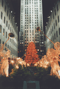 Rockefeller Center Tree Set Aglow - Rock2 1